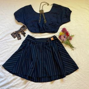 Urban Outfitters Marianne Buckle Waist Mini Skirt size S